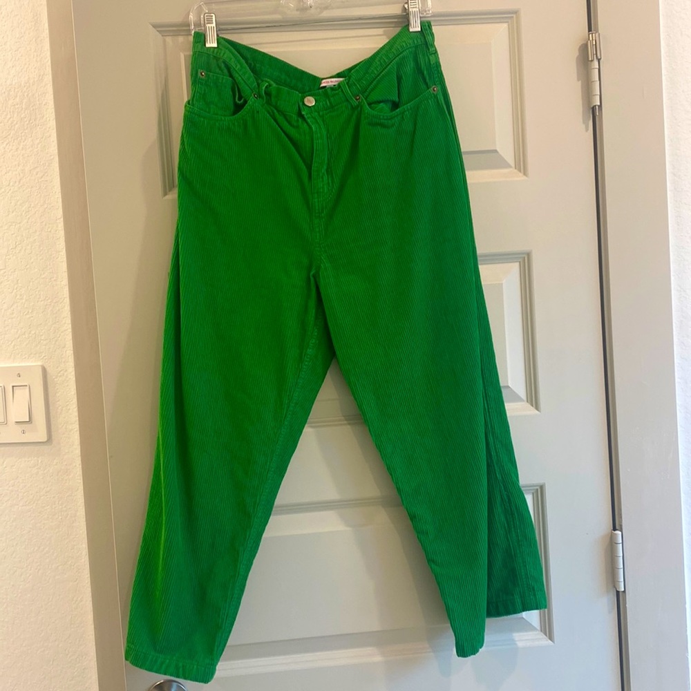Green Corduroys